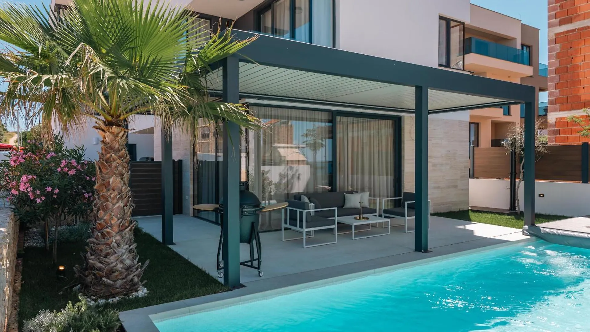 Villa Belmar Family House With Play Room For Kids & Pool Mandre 0*,  Croácia