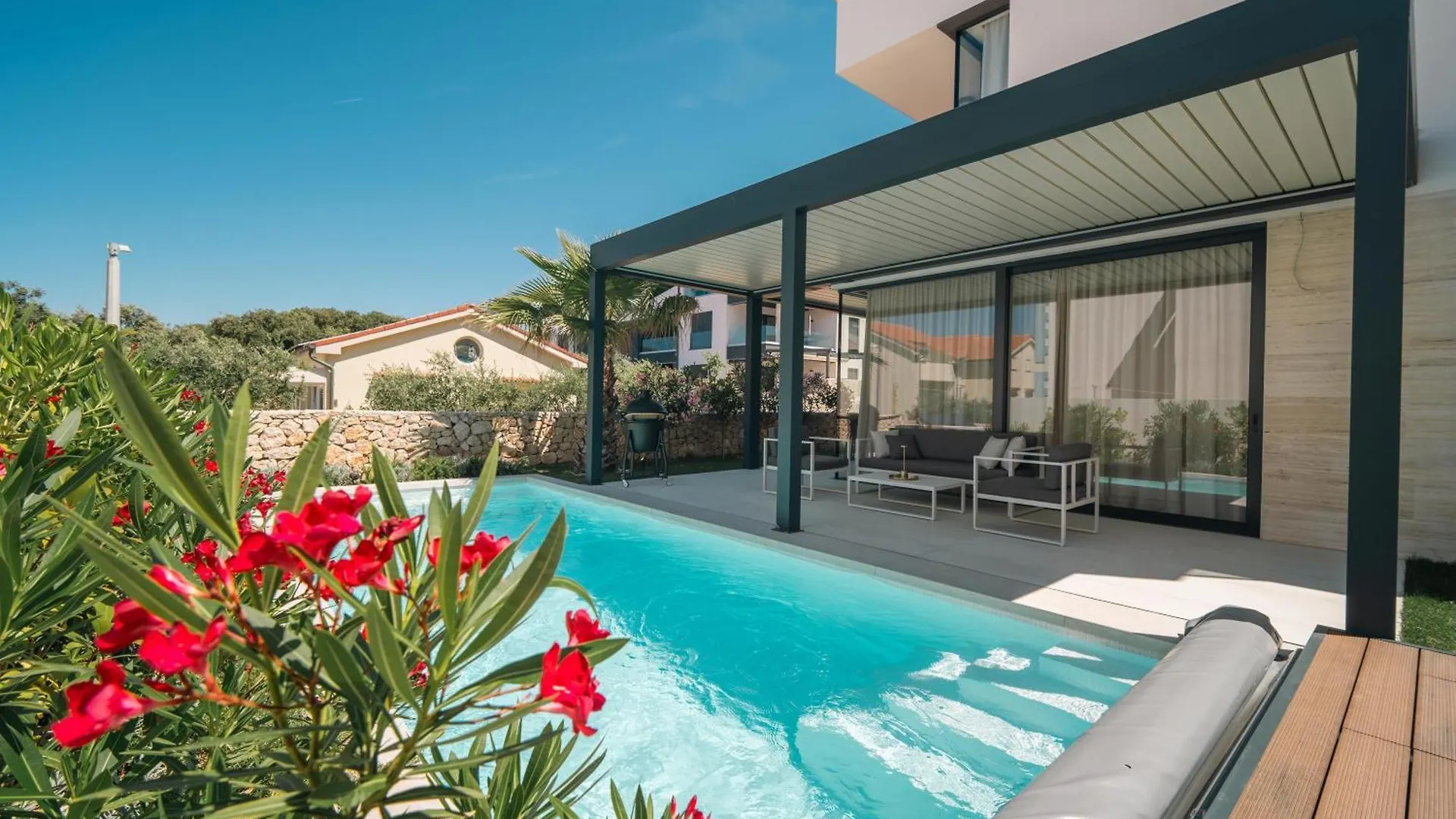 Villa Belmar Family House With Play Room For Kids & Pool Mandre 0*,  Croácia